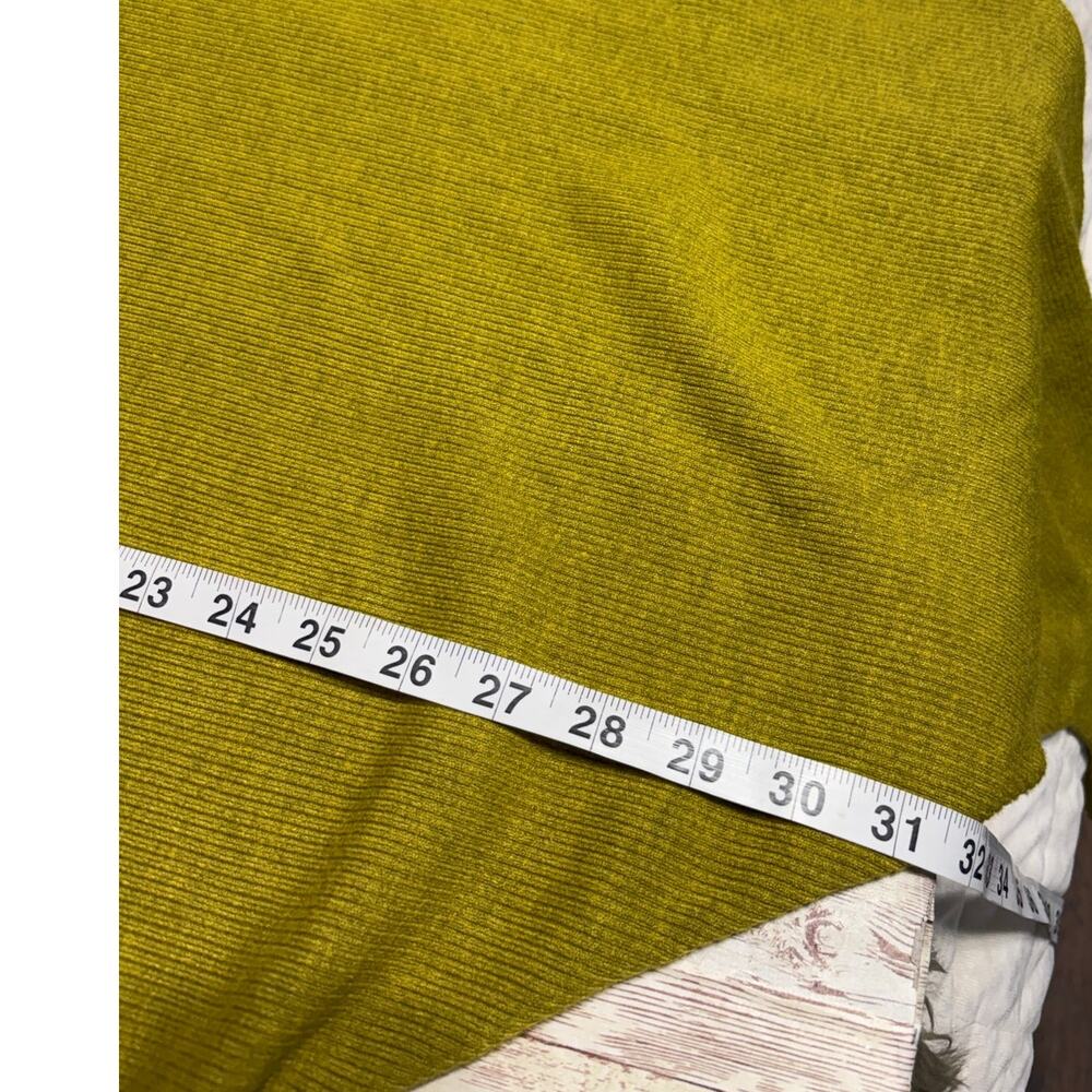 Kerisma Ryu Thin Sweater Women's Size M/L Medium Large Chartreuse Flowy Top - Picture 6 of 7